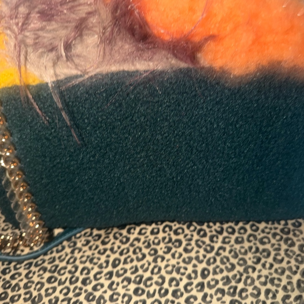 Kurt Geiger Multicolor Faux Fur Crossbody Bag - Picture 2 of 6